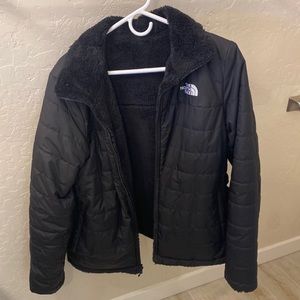North face Mossbud insulated and reversible jacket.